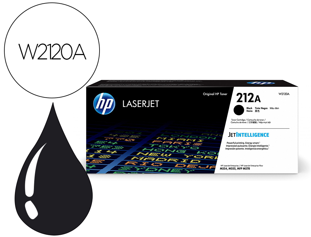 TONER HP ORIGINAL LASERJET 212A NOIR 5500 PAGES