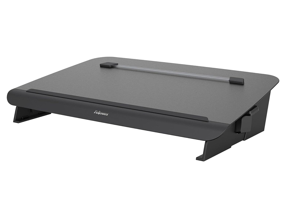 PORTE-DOCUMENTS FELLOWES HANA LT 5 NIVEAUX REGLAGE PLATEAU  COULISSANT ESPACE RANGEMENT   ET CHARGEMENT INTEGRE NOIR