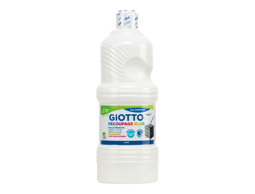 VERNIS COLLE GIOTTO USAGE MULTI SUPPORTS FINITION       BRILLANTE FLACON 1KG