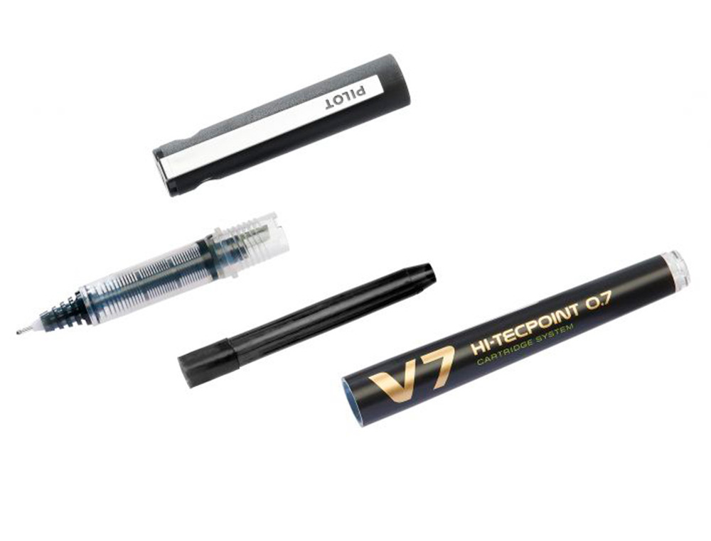 PACK PILOT V7 10 ROLLERS ENCRE LIQUIDE RECHARGEABLES POINTE MOYENNE 10 SETS DE 3 RECHARGES 5 OFFERTES COLORIS