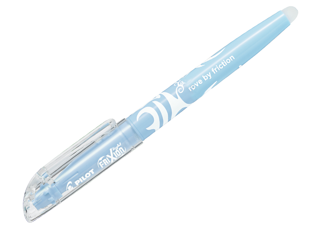 SURLIGNEUR PILOT FRIXION LIGHT NATURAL EFFACABLE       POINTE MOYENNE BISEAUTEE      COLORIS BLEU CIEL