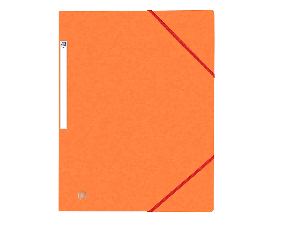 CHEMISE ELASTIQUE 3 RABATS OXFORD TOPFILE+ A4 ORANGE