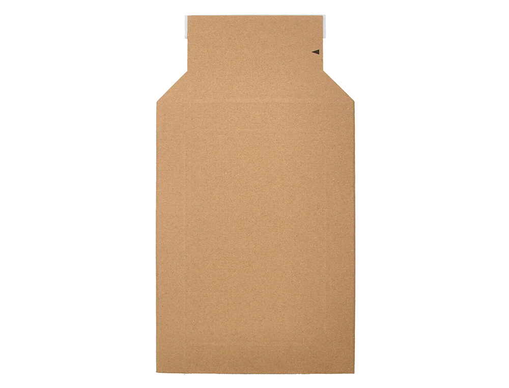 POCHETTE D'EXPEDITION Q-CONNECT CARTON 100% RECYCLE ET RECYCLABLE FERMETURE AUTO-ADHESIVE 252X167X72MM COLORIS KRAFT