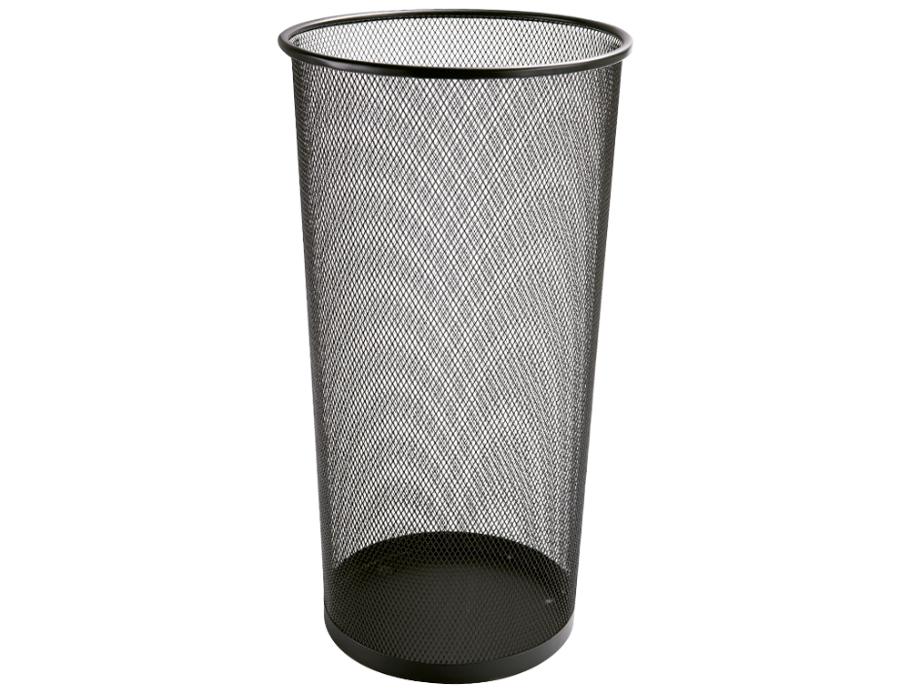 PORTE-PARAPLUIES Q-CONNECT MAILLE MTALLIQUE CAPACIT 22.6L HAUTEUR 500MM DIAMTRE FOND 265MM COLORIS NOIR