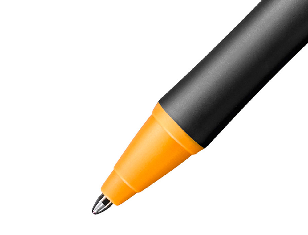 STYLO-BILLE STABILO POINTBALL PLASTIQUE RECYCLÉ 3500M D'ÉCRITURE RECHARGEABLE RÉTRACTABLE GRIP ANTIDÉRAPANT NOIR