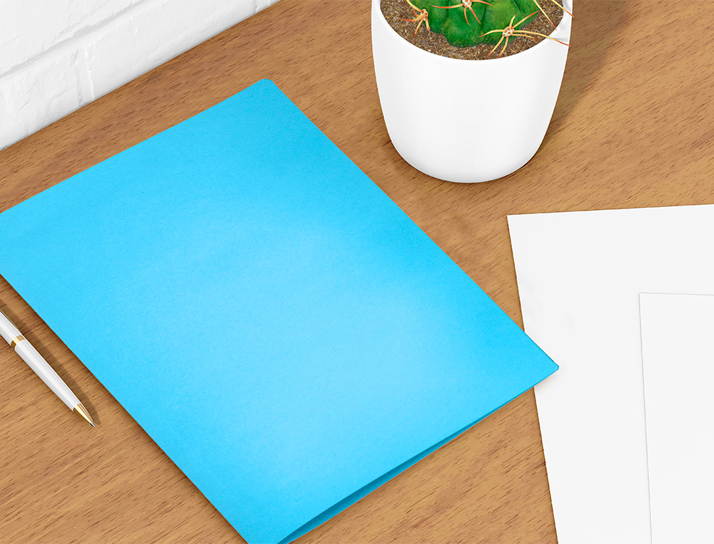 SOUS-CHEMISE LIDERPAPEL PAPIER CARTONN 180G 310X230MM DOCUMENT A4 210X297MM COLORIS COLORIS BLEU CIEL