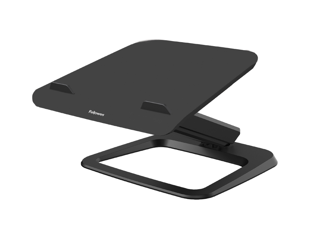 SUPPORT FELLOWES ORDINATEUR PORTABLE HANA LT EGALAGE OPTIMAL HAUTEUR ET INCLINAISON SYSTEME PASSE CABLE INTEGRE NOIR