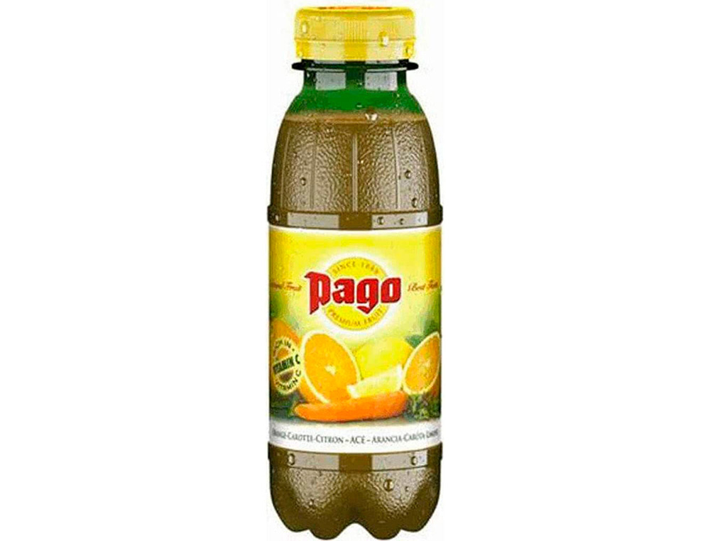 JUS PAGO ORANGE CAROTTE CITRON NECTAR PET 33CL/12
