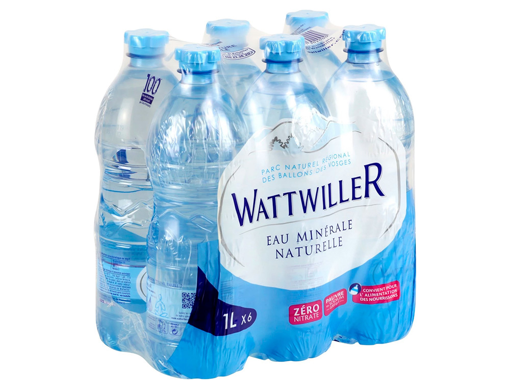 EAU WATTWILLER PET 1L/6