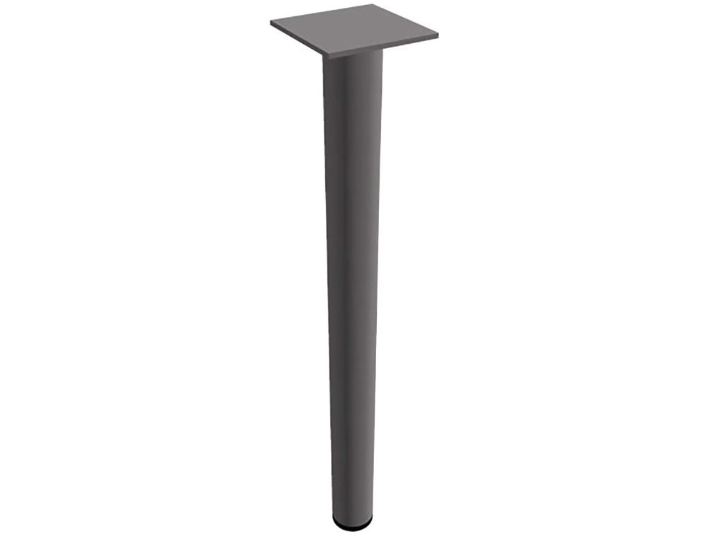 PIED EOL RENFORT BUREAU TUBE DE SOUTIEN ALUMINIUM IDOL