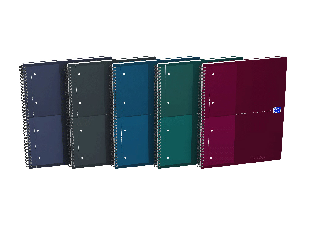 NOTEBOOK OXFORD INTERNATIONAL RELIURE INTEGRALE 222X295MM   160P OPTIK PAPER PERFOREES 4  TROUS REGLURE 5X5