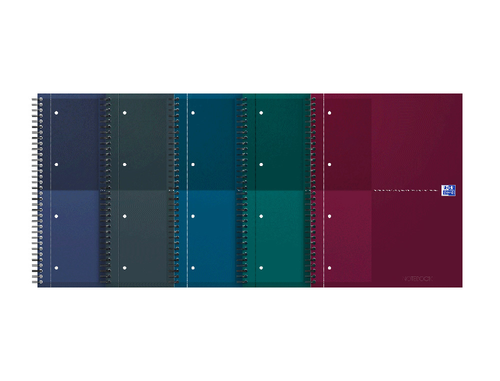 NOTEBOOK OXFORD INTERNATIONAL RELIURE INTEGRALE 222X295MM   160 PAGES OPTIK PAPER         PERFOREES 4 TROUS REGLURE LIGN