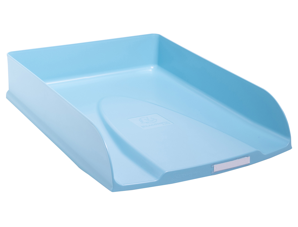 CORBEILLE COURRIER EXACOMPTA COMBO STYLI SKANDI A4+ SUPERPOSABLE VERTICALE/ESCALIER COLORIS BLEU GIVRE
