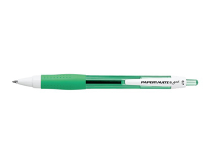 ROLLER PAPER MATE GEL RTRACTABLE CRITURE MOYENNE 0.5MM ENCRE SPCIFIQUE DOUCEUR CRITURE LUMINOSIT COULEUR VERT