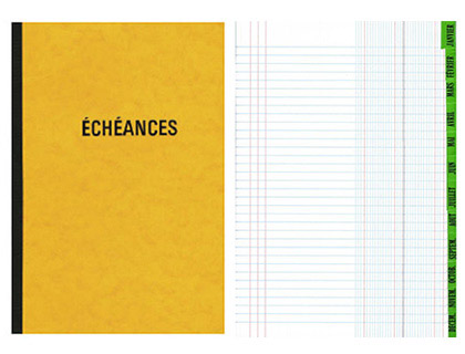 REGISTRE STANDARD ELVE PIQU A4 210X297MM CHANCIER 100 PAGES