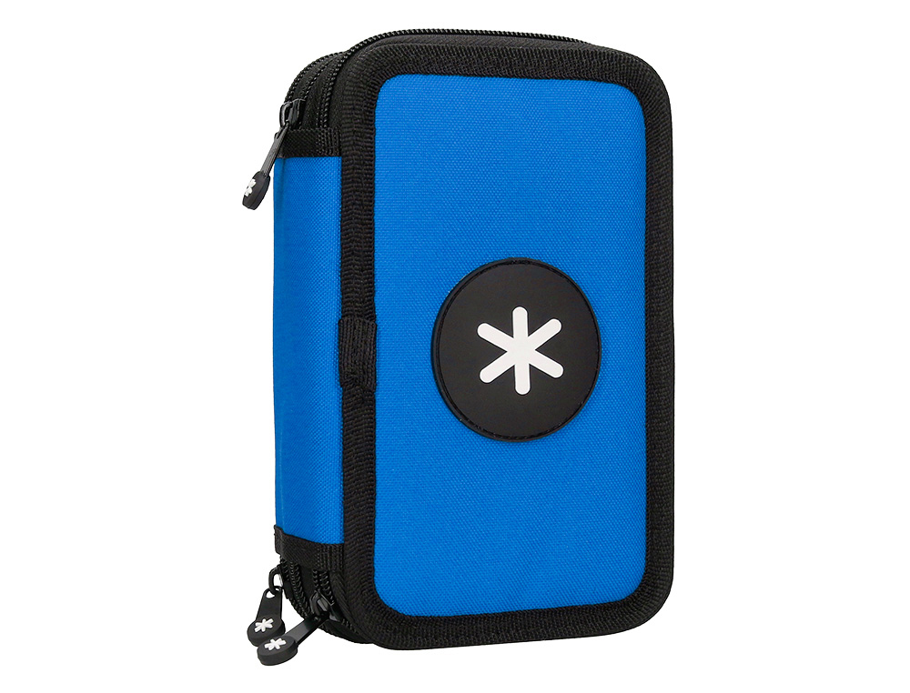 TROUSSE GARNIE ANTARTIK 3 COMPARTIMENTS 36 PIECES BLEU