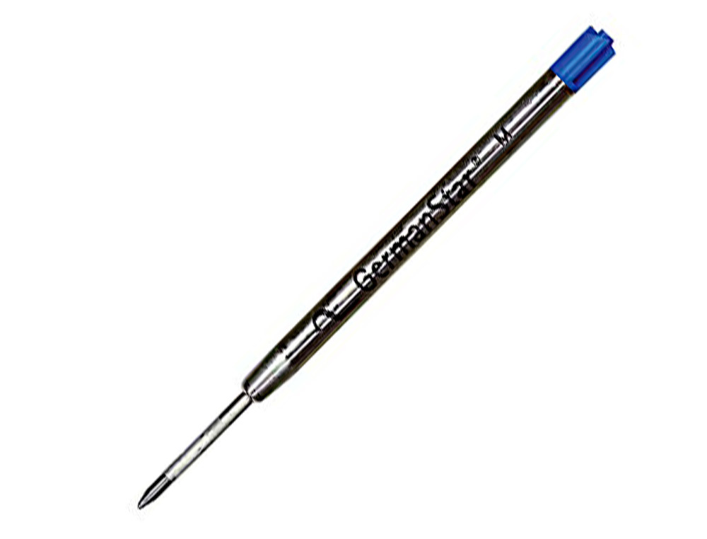 RECHARGE STYLO-BILLE CARPENTRAS TYPE PARKER POINTE MOYENNE COLORIS BLEU