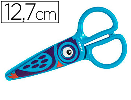 CISEAUX ENFANT NOVUS DHALE LAME PLASTIQUE SECURISEE      COLORIS BLEU