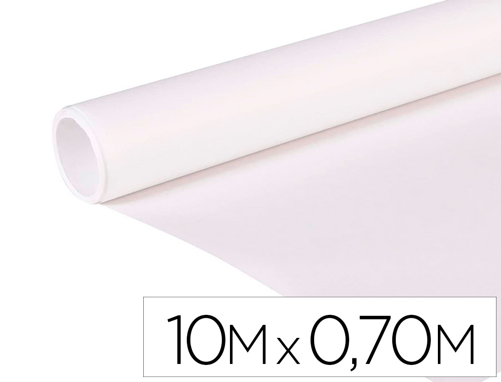 ROULEAU PAPIER KRAFT CLAIREFONTAINE BLANC 65GR     10MX0,70M