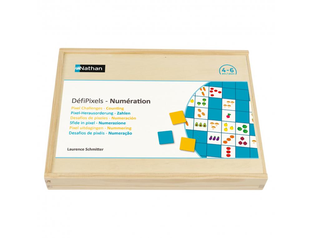 JEU EDUCATIF DEFIPIXELS NUMERATION NATHAN
