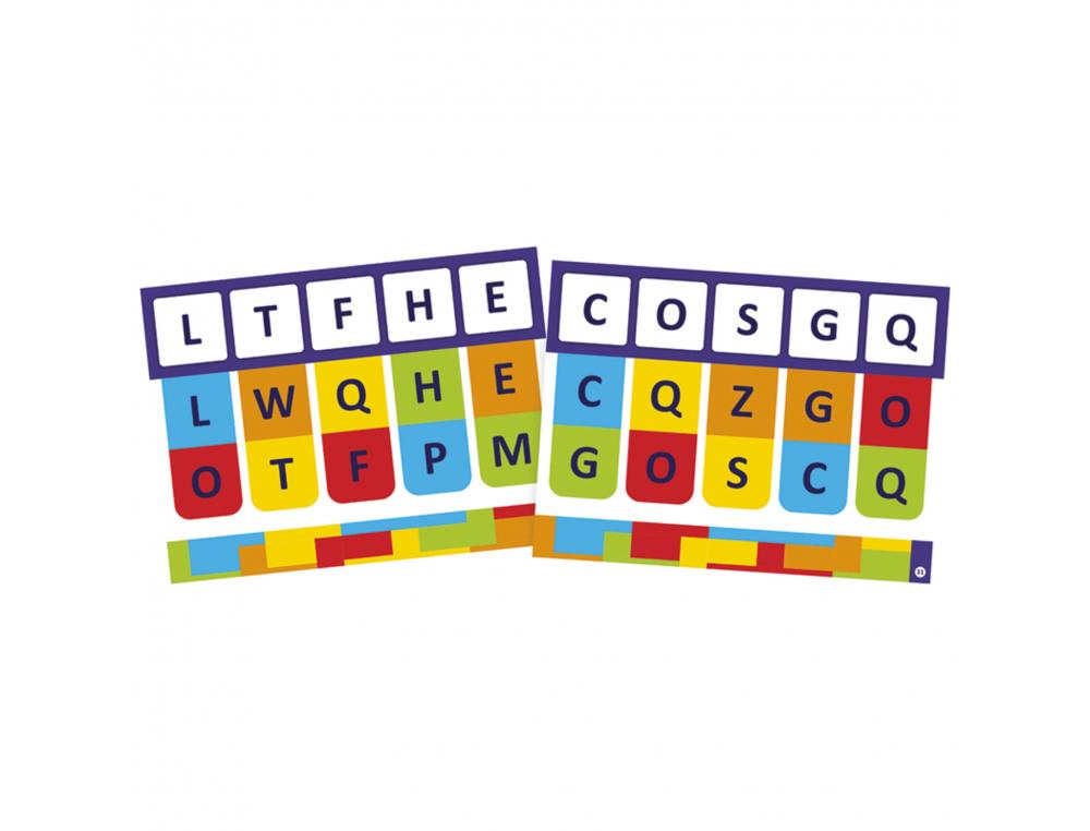 JEU AUTOCORRECTIF COLORCODE NATHAN LETTRES CAPITALES