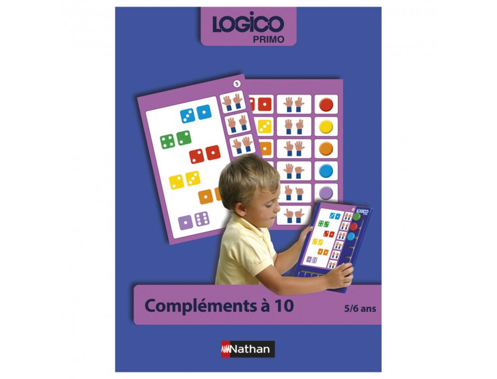 JEU AUTOCORRECTIF LOGICO PRIMO NATHAN COMPLEMENTS A 10