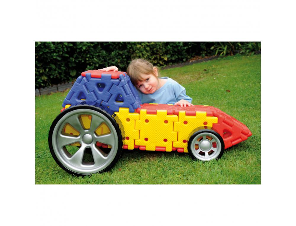 POLYDRON GEANT SET CONSTRUIT TON VEHICULE POLYDRON PETITE  ENFANCE UTILISATION INTERIEUR ET EXTERIEUR