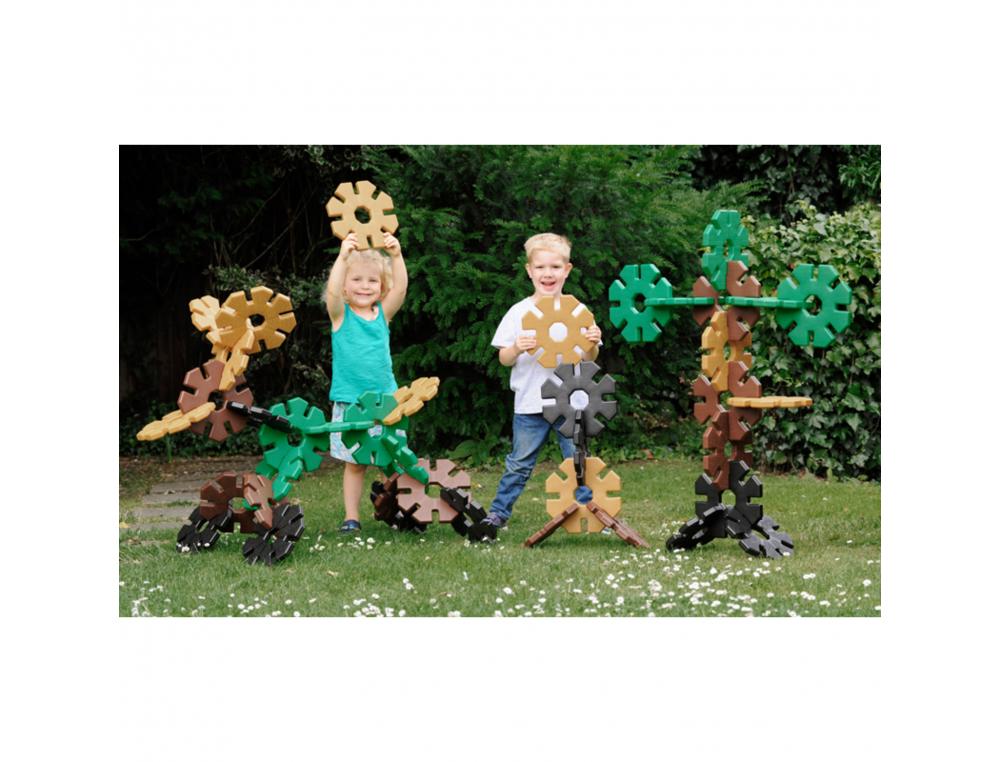 OCTOPLAY GEANT NATURE POLYDRON IDEAL POUR CRECHE    PIECE DE 24 CM LEGERES        CONNEXION SIMPLE 40 PIECES ET