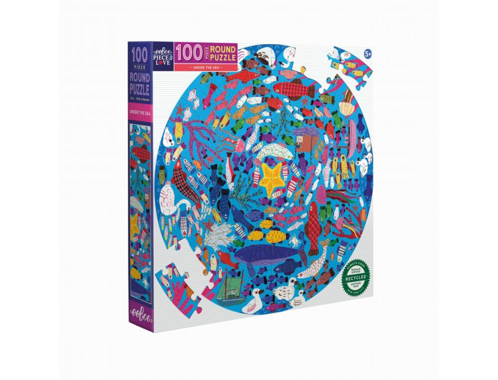 PUZZLES CARTON 100 PIECES EEBOO LA MER 100 PIECES