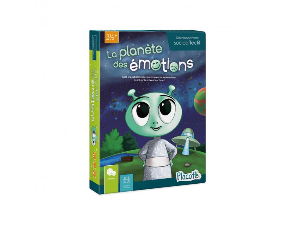LES EMOTIONS PLACOTE LA PLANETE DES EMOTIONS 80       CARTES SITUATIONS 8 CARTES    EMOTIONS 1 AIDE MEMOIRE 1 DE