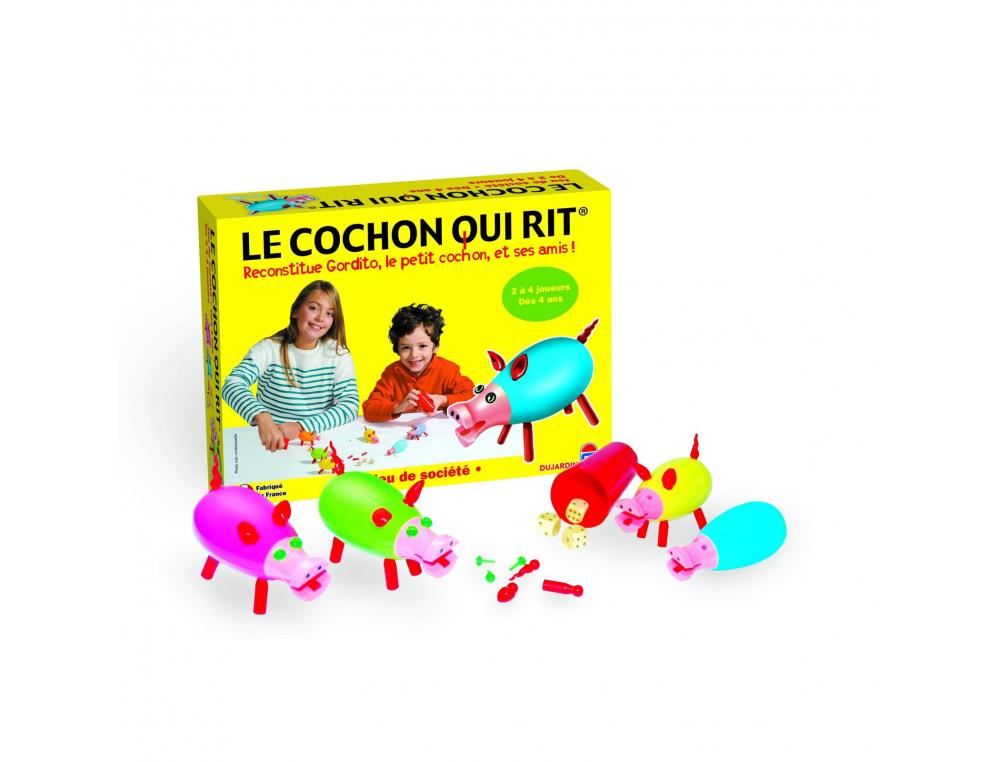 JEU DE SOCIETE DUJARDIN LE COCHON QUI RIT 2 A 4 JOUEURS
