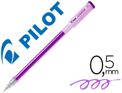 ROLLER PILOT CRITURE MOYENNE 0.5MM CAPUCHON ENCRE GEL CHOOSE BEGREEN DERNIRE GNRATION ENCRE COULEUR VIOLET