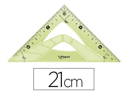 QUERRE MAPED FLEX 45 DEGRS GRADUE 21CM INCASSABLE