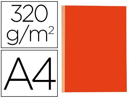 CHEMISE EXACOMPTA CARTE 240X320MM 320G DOCUMENTS A4 210X297MM SOUFFLET DOS TOIL 30MM COLORIS ORANGE