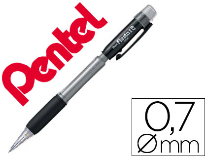 PORTE-MINE PENTEL FIESTA AX127 RECHARGEABLE 0.7MM BASE ANTIDRAPANTE CONTIENT 2 MINES HB