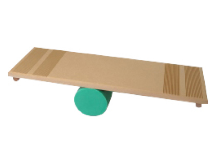 PLANCHE EN BOIS PLASTICO ROTOTECH ROLLA BOLLA 750X250MM AVEC 2 BANDES CAOUTCHOUC ET 2 BUTES