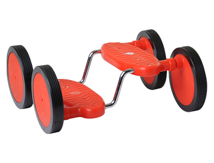 ROLLA 4 ROUES PLASTICO ROTOTECH REPOSE-PIEDS 280MM DIAMTRE ROUES 160MM