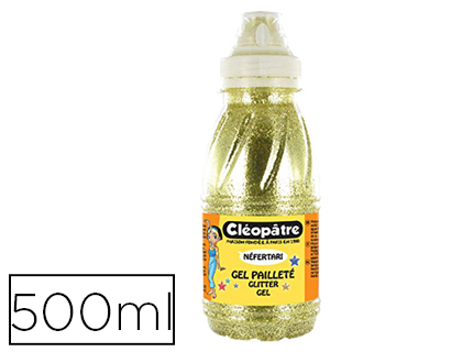 GEL PAILLET CLOPTRE COLORIS OR FLACON 500ML
