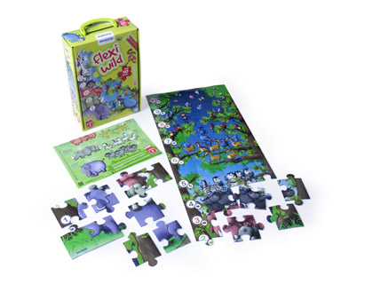 PUZZLE MINILAND MAXI FLEXI WILD 40 PIȒCES