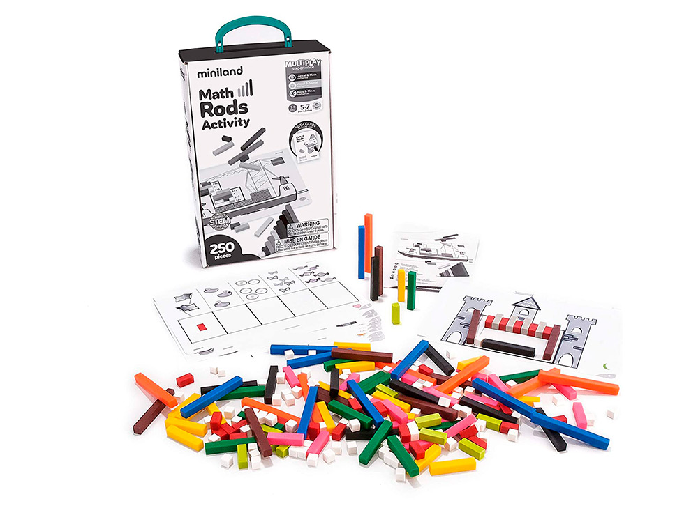 RGLES MINILAND DE 1  10 CM CONTENANT 250 PICES 16 FICHES ACTIVITS ET 1 GUIDE DIDACTIQUE SET DE 250 UNITS