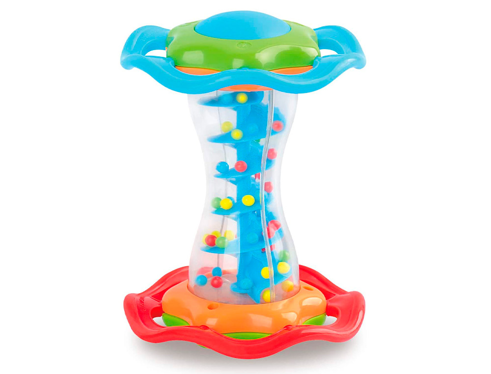 ROULEAU AVEC BATON DE PLUIE MINILAND BABY RAIN ROLLER DE  6 A 18 MOIS