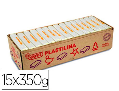 PTE  MODELER JOVI PLASTILINA VGTALE COLORIS BLANC 350G